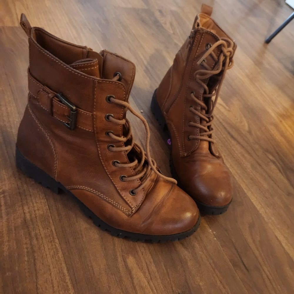 Combat Boots - women, size 9